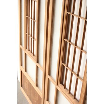 色ガラスと障子の建具 4枚1組　GD0267Y 