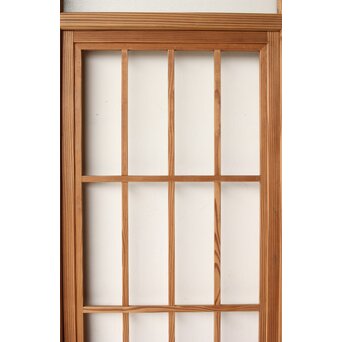 色ガラスと障子の建具 4枚1組　GD0267Y 