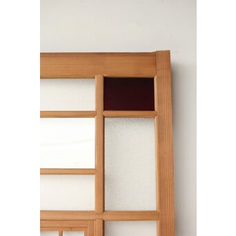 色ガラスと障子の建具 4枚1組　GD0267Y 