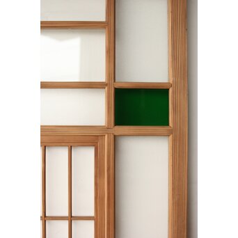 色ガラスと障子の建具 4枚1組　GD0267Y 