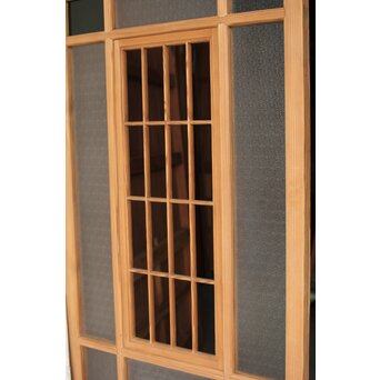 色ガラスと障子の建具 4枚1組　GD0267Y 