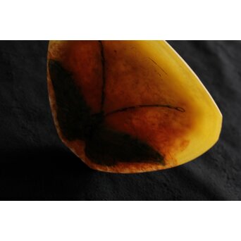 Almeric Walter ワルターガラス 蝶文トレイ　Y057 