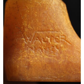 Almeric Walter ワルターガラス 鍬形文インクトレイ　Y058 