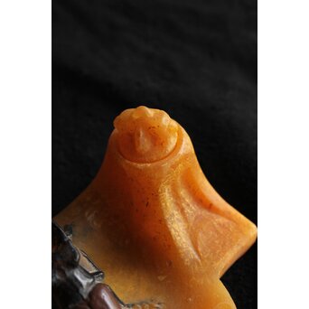 Almeric Walter ワルターガラス 鍬形文インクトレイ　Y058 