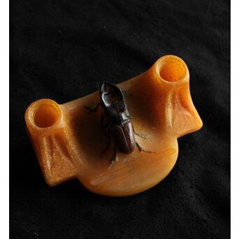 Almeric Walter ワルターガラス 鍬形文インクトレイ　Y058 