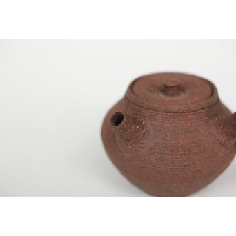 片岡二光 常滑焼 南蛮手急須　P519 