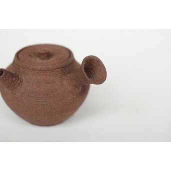 片岡二光 常滑焼 南蛮手急須　P519 