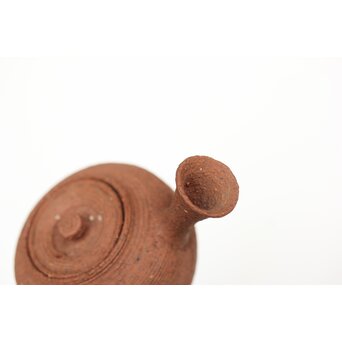 片岡二光 常滑焼 南蛮手急須　P520 