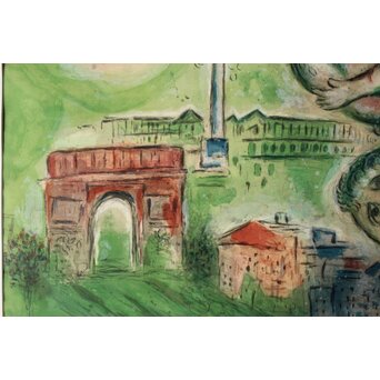 Marc Chagall マルク シャガール ソルリエ版 リトグラフ「ロミオとジュリエット」Z585 