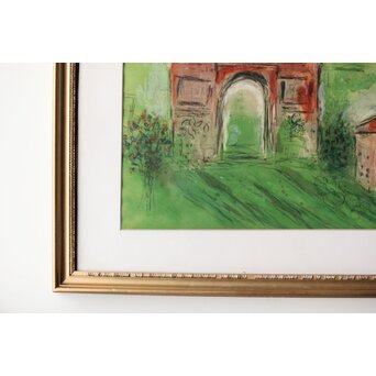 Marc Chagall マルク シャガール ソルリエ版 リトグラフ「ロミオとジュリエット」Z585 