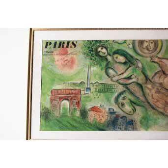 Marc Chagall マルク シャガール ソルリエ版 リトグラフ「ロミオとジュリエット」Z585 