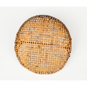 飯塚琅玕斎 竹工芸 籠　U369 