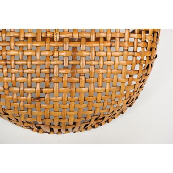 飯塚琅玕斎 竹工芸 籠　U369 