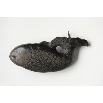 民藝 自在鉤 魚横木　X580