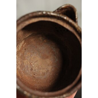 西村春湖 備前焼 宝瓶 急須　P526 