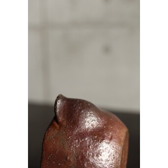 西村春湖 備前焼 宝瓶 急須　P526 