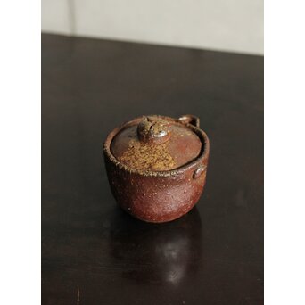 西村春湖 備前焼 宝瓶 急須　P526 