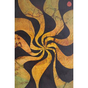 立山崇「陣笠」ミクストメディア　Z587 