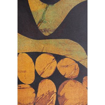 立山崇「陣笠」ミクストメディア　Z587 