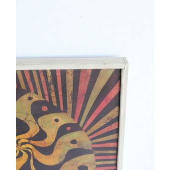 立山崇「陣笠」ミクストメディア　Z587 