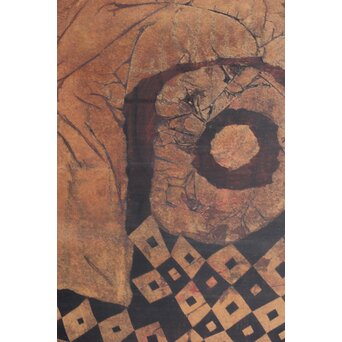 立山崇「おめん」ミクストメディア　Z590 