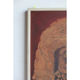 立山崇「おめん」ミクストメディア　Z590 