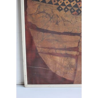 立山崇「おめん」ミクストメディア　Z590 