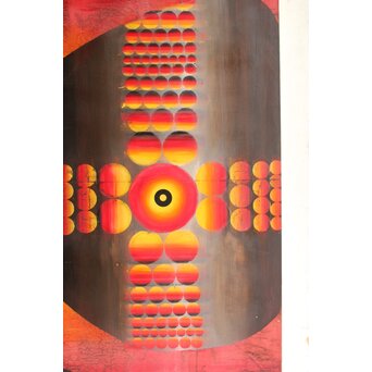 立山崇「半物質空間」ミクストメディア　Z591 