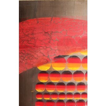 立山崇「半物質空間」ミクストメディア　Z591 