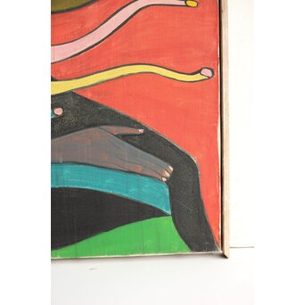 立山崇「触手」油彩　Z593 