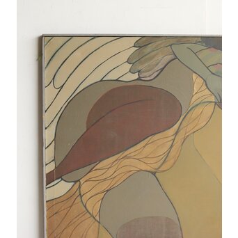 立山崇「天使のとまどい」油彩　Z597 