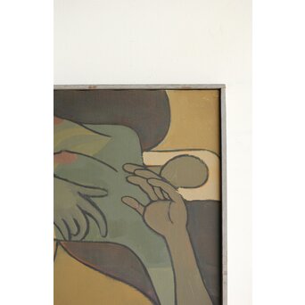 立山崇「天使のとまどい」油彩　Z597 