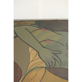 立山崇「天使のとまどい」油彩　Z597 