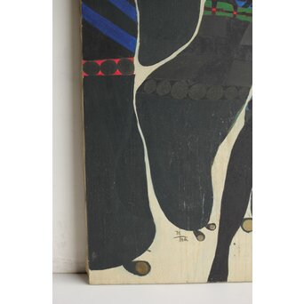 立山崇「天使のよそおい」油彩　Z599 