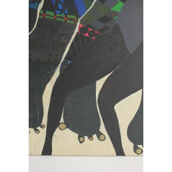 立山崇「天使のよそおい」油彩　Z599 