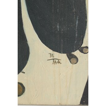 立山崇「天使のよそおい」油彩　Z599 