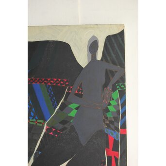 立山崇「天使のよそおい」油彩　Z599 