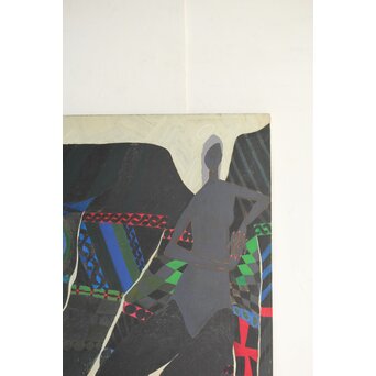 立山崇「天使のよそおい」油彩　Z599 