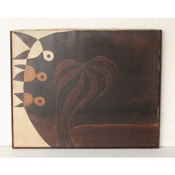 立山崇 油彩　Z602