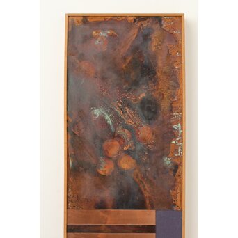 立山崇「ほし」銅板油彩　Z606 