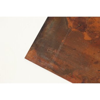 立山崇「轟き」銅板油彩　Z603 