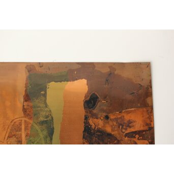 立山崇「轟き」銅板油彩　Z603 