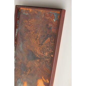 立山崇「天使の手鏡」銅板油彩　Z604 