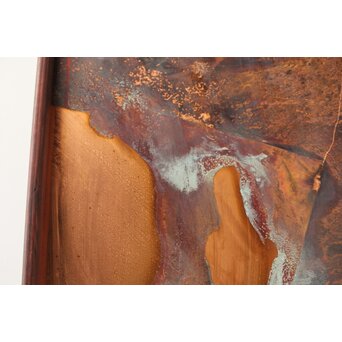 立山崇「天使の手鏡」銅板油彩　Z604 