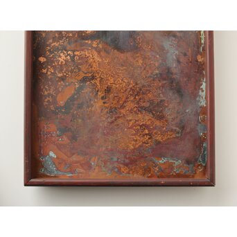 立山崇「天使の手鏡」銅板油彩　Z604 