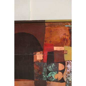 立山崇 作品 ミクストメディア銅板　Z605 