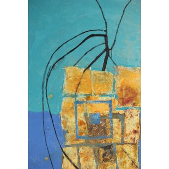 立山崇 作品 ミクストメディア 2枚1組　Z607 