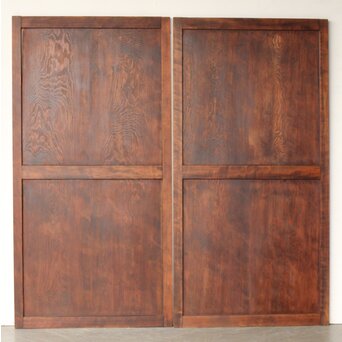 良杢帯戸 2枚1組　B1090