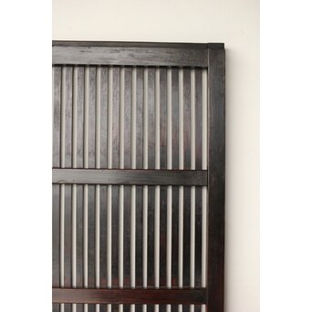 煤飴色 時代松格子戸　L1155 