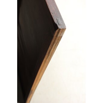 煤飴色 時代松格子戸　L1155 